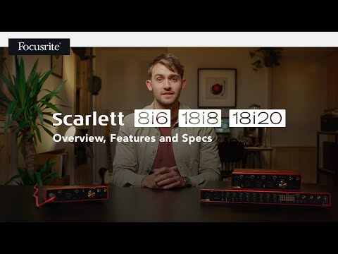 Overview of 18i8 3rd Gen Audio Interface Features and Specs