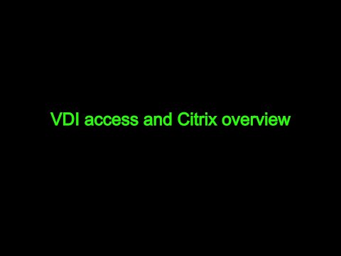 Setting Up Citrix Workspace for VDI Access