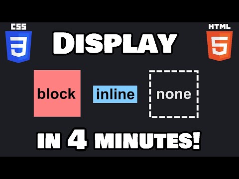 Understanding CSS Display Property for Web Development