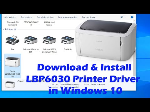 Install Canon I-SENSYS LBP6030B Driver for Optimal Output