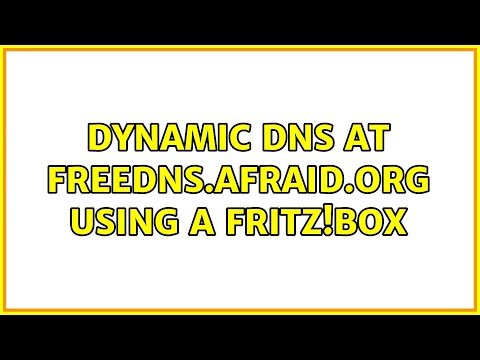 Setting Up FreeDNS Afraid Org for Dynamic DNS Services