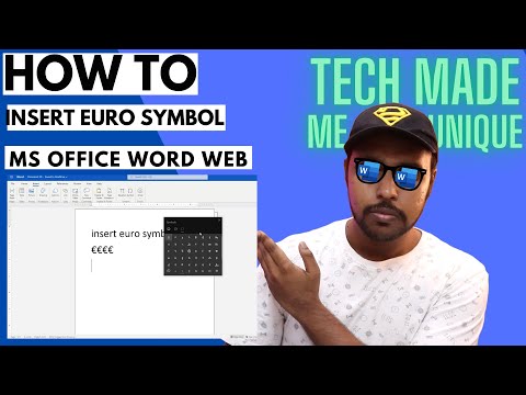 How to Insert the Euro Symbol in Microsoft Word