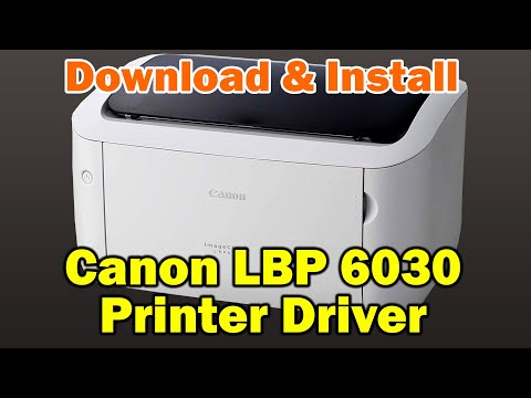 Installing Canon LBP6030 Driver on Windows 10 Easily
