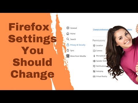 Configuring Firefox Preferences for Enhanced Privacy Settings