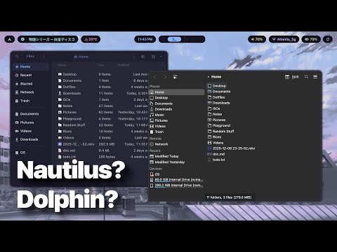 Managing Files with the Arch Linux File Manager