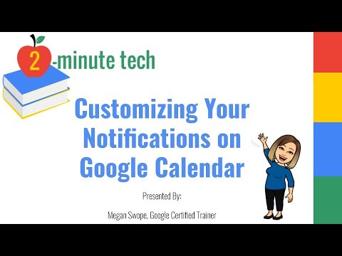 Customizing Google Calendar Notifications for Your Needs