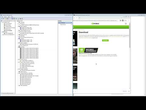 Install NVIDIA GeForce Drivers for Windows 7 Systems