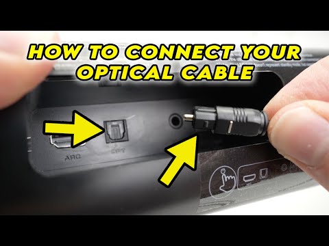 Setting Up Optical Sound Cables for Audio Systems