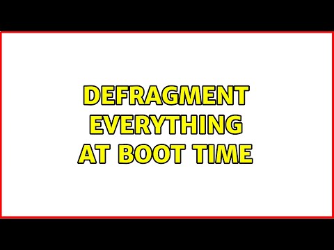 Boost Boot Time with Effective Defragging Techniques
