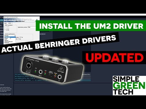 Install Behringer UM2 Driver on Windows 11 for Audio