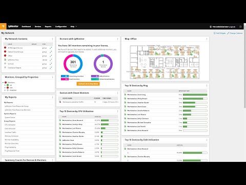 Using IP Monitor Free Edition for Network Monitoring