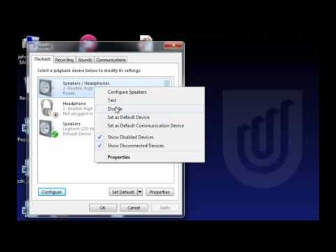 Setup Drivers for Headset on Windows 7 Systems