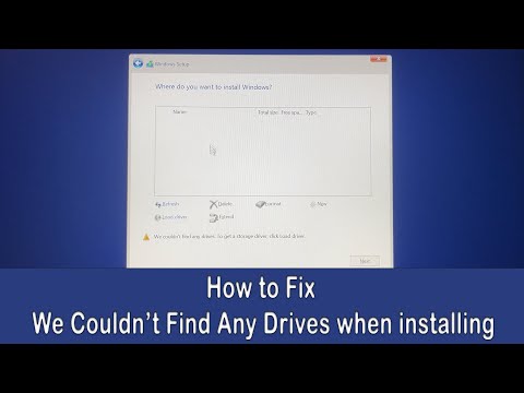 Resolving Driver Not Found Issue During Windows Installation