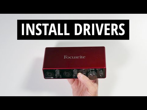 Installing Focusrite Scarlett Solo Driver on Windows 10