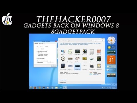 Install 8GadgetPack for Enhanced Windows Desktop Experience