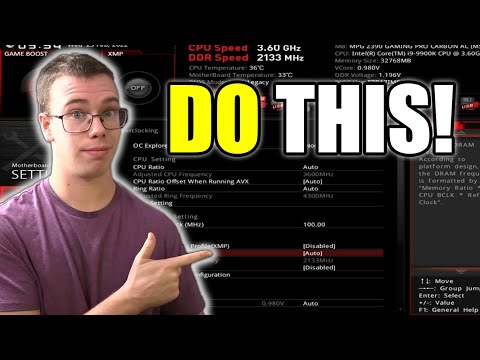 Configuring BIOS XMP Settings for Enhanced RAM Performance