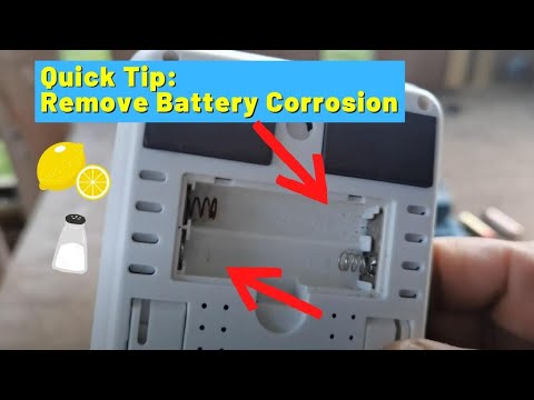 Cleaning Battery Corrosion for Improved Device Performance