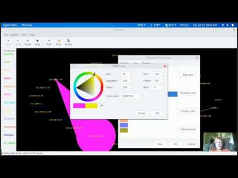 Etherape Network Monitoring Tool Configuration and Usage