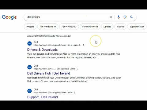 Accessing Dell Drivers and Downloads for Hardware Support