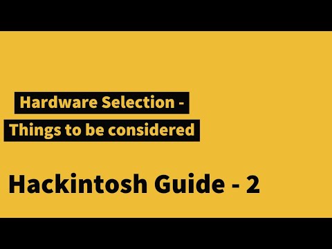 Hackintosh Compatibility: Choosing the Right Hardware