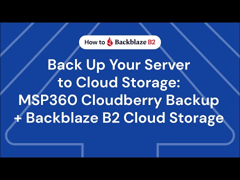 Setting Up Backblaze Server for Secure Backups