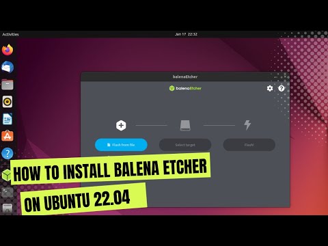 Using Balena Etcher on Ubuntu for USB Drive Creation