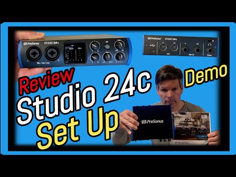 Presonus Studio 24C USB-C Audio Interface Setup Guide