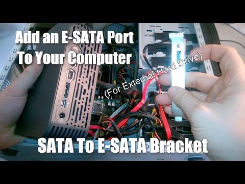 Setting Up Your First eSATA External Drive: A Guide