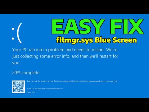 Fixing FLTMGR.SYS Related Blue Screen Errors on Windows 10