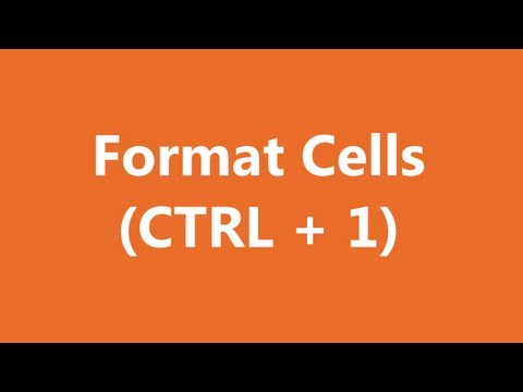 Using Format Cell Shortcut in Excel for Quick Formatting
