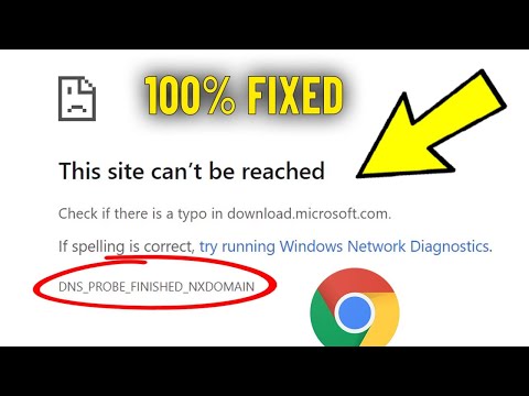 Resolve DNS Probe Finished NXDOMAIN Issue for Connectivity