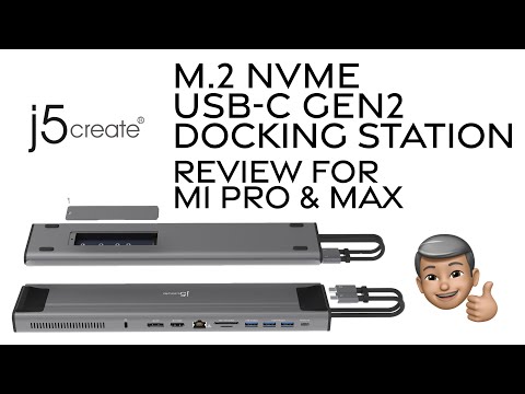 Setup the J5Create M 2 NVMe USB C Gen 2 Docking Station