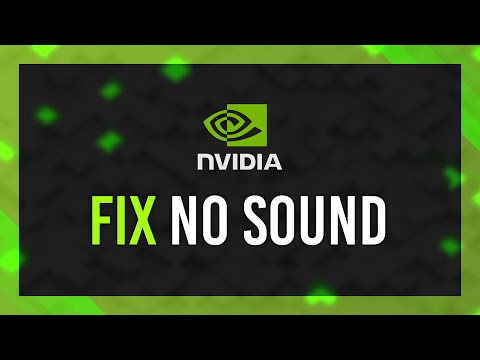 Resolving No Sound Issue with Nvidia High Definition Audio