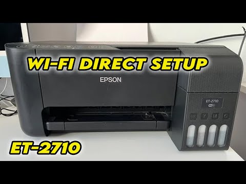 Epson ET 2710: Setup Guide for First-Time Users