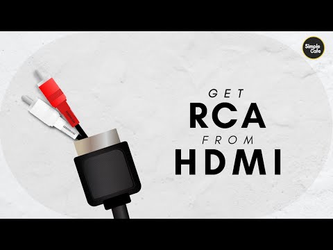 Configuring HDMI ARC to RCA for Audio Connections