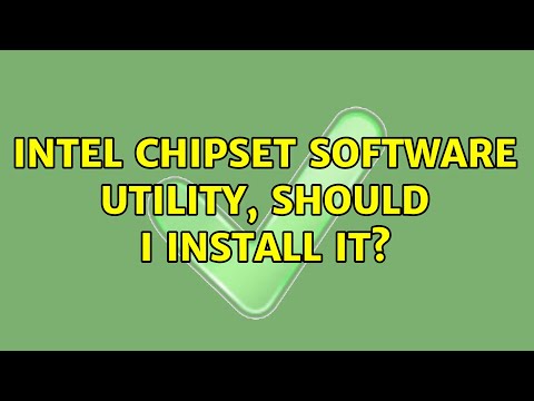 Chipset Software Installation Utility for System Optimization