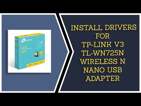 Installing TP Link Receiver Driver for Network Connectivity