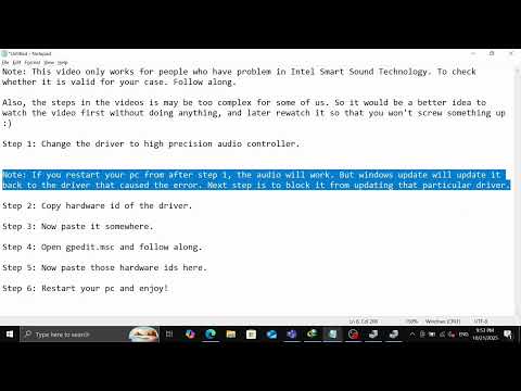 Fix Intel Smart Sound Technology Driver Issues Quickly