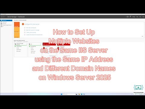 Configuring IIS for DNS Management and Hosting