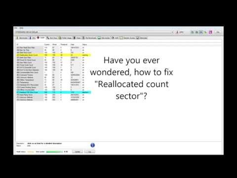Repair HDD Reallocated Sector Count for Better Performance