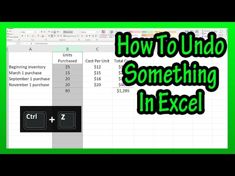 Keyboard Command for Undo Function Across Various Applications