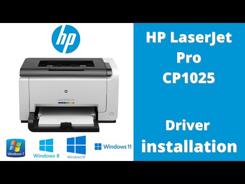 HP LaserJet CP1025 Color Driver Installation Process