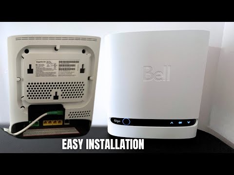 Setting Up the Bell Giga Hub 24 GHz Router