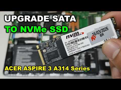 Upgrading SSD on Acer Aspire 3 for Enhanced Performance