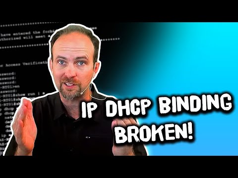 Cisco DHCP Static Binding Setup for Network Management