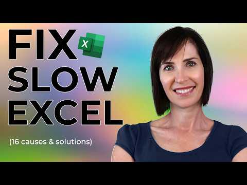 Optimizing Excel Performance for Large Data Sets and Workbooks