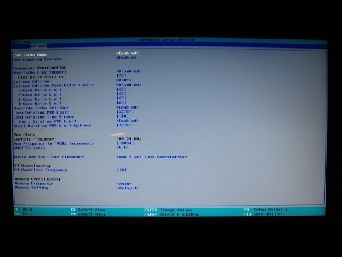 Enabling Overclocking Feature in Alienware BIOS Settings