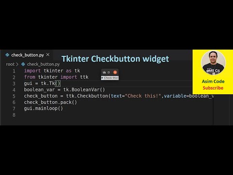 Integrating Checkbuttons with Other Widgets in Tkinter