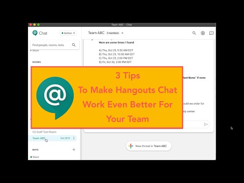 Integrating Hangouts into Your Daily Workflow
