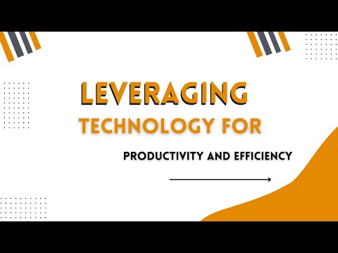 Leveraging Technology for Modern Management Practices